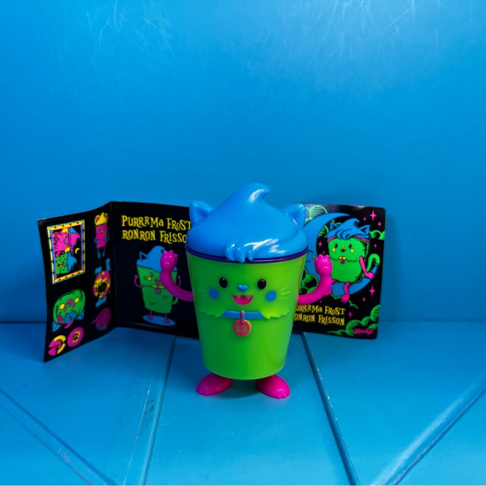 Wendy’s Kids’ Meal - Frosty Frights - Purrrma Frost Bright Fright Variant (2025)